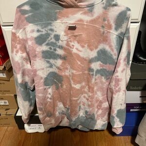 Nike women’s Sweater - Pink and Gray Tie-Dye